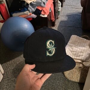 Seattle Mariners official on field game hat size 7 1/8